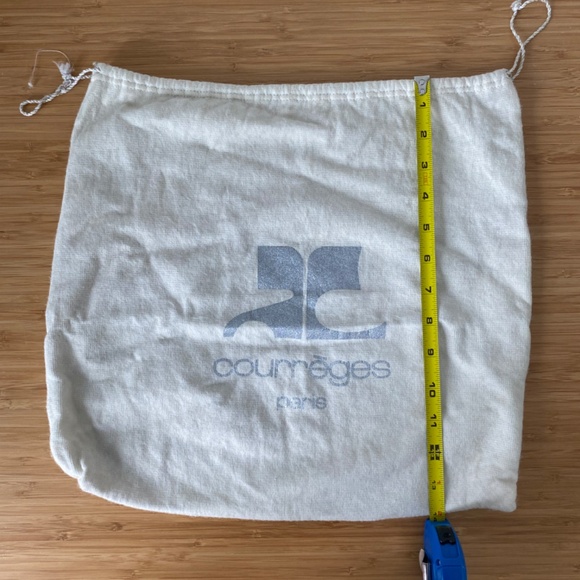 Vintage Courrages Paris cotton drawstring dust bag - Picture 5 of 5